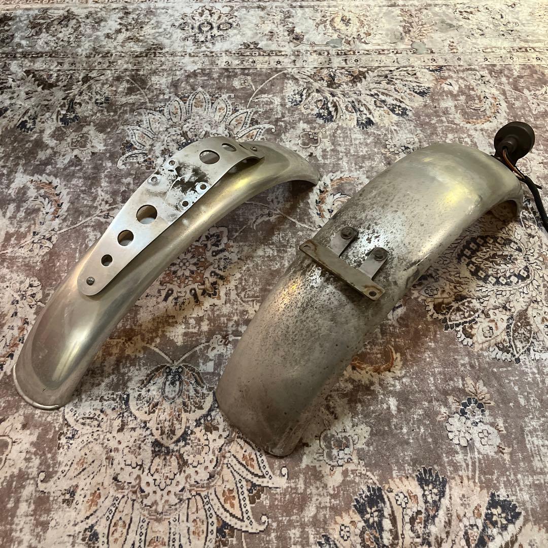 kawasaki 250tr m&ms アルミフェンダー　前後セット