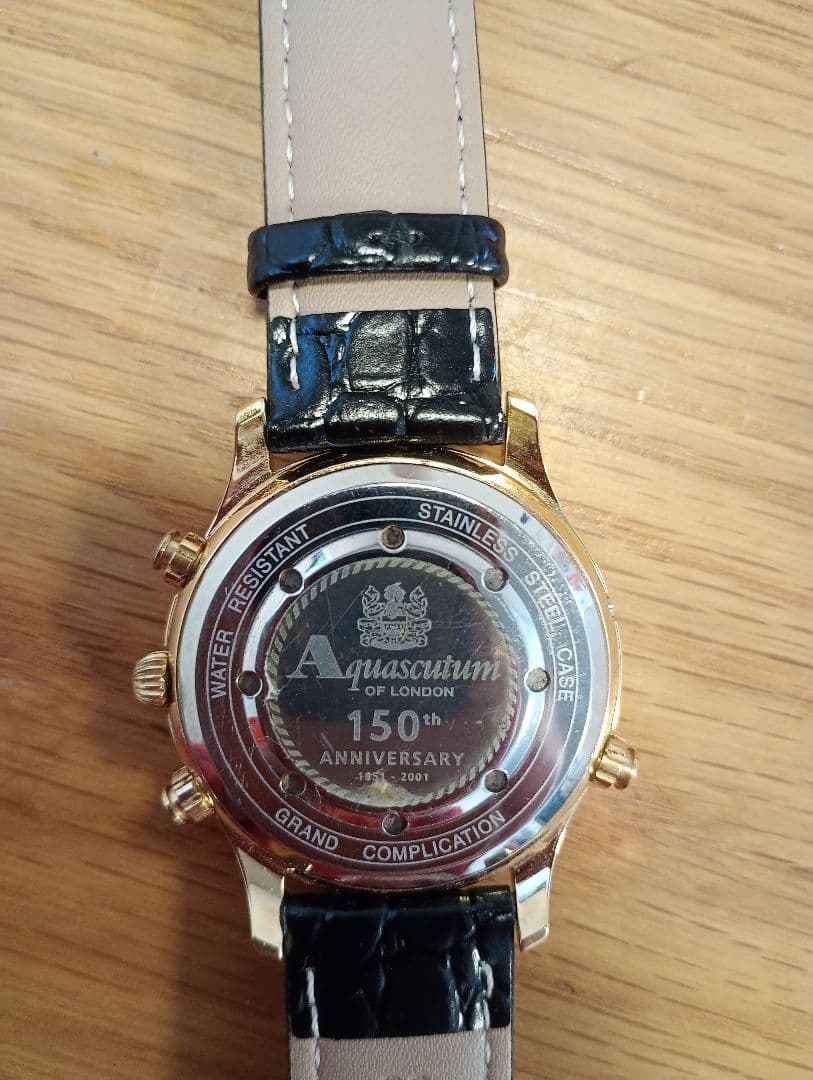 アクアスキュータム　150周年　グランドコンプリケーション　ジャンク　部品取り
