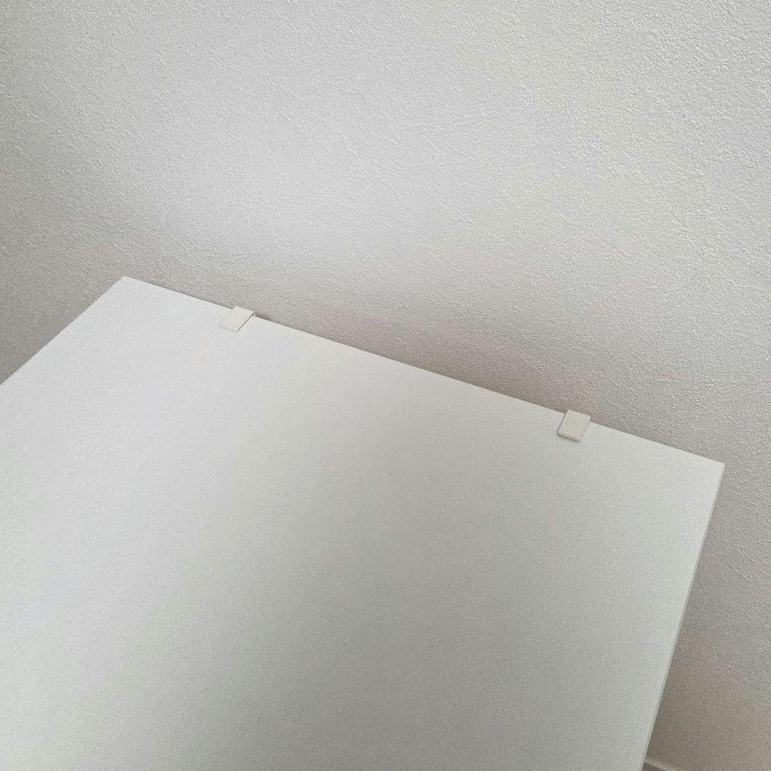 パソコンデスク 幅100cm 白、コード・ケーブル収納 山崎実業 セット