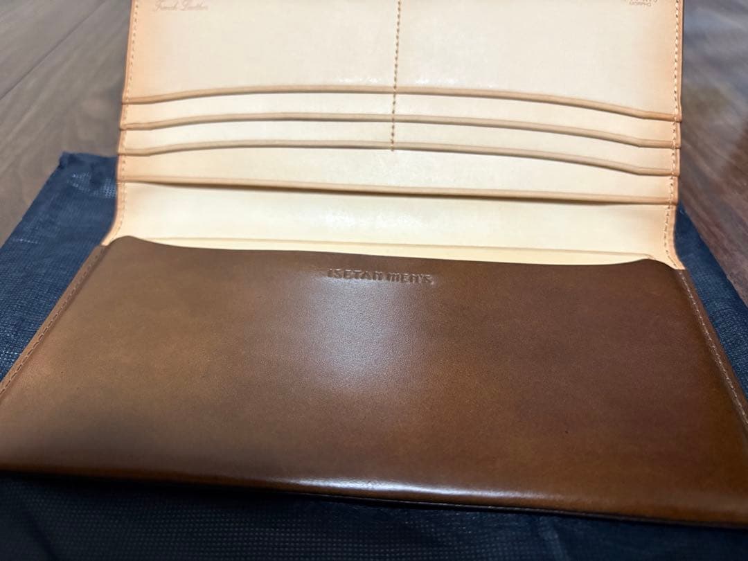 キプリス × 伊勢丹 オイルシェル コードバン 長財布　5401
