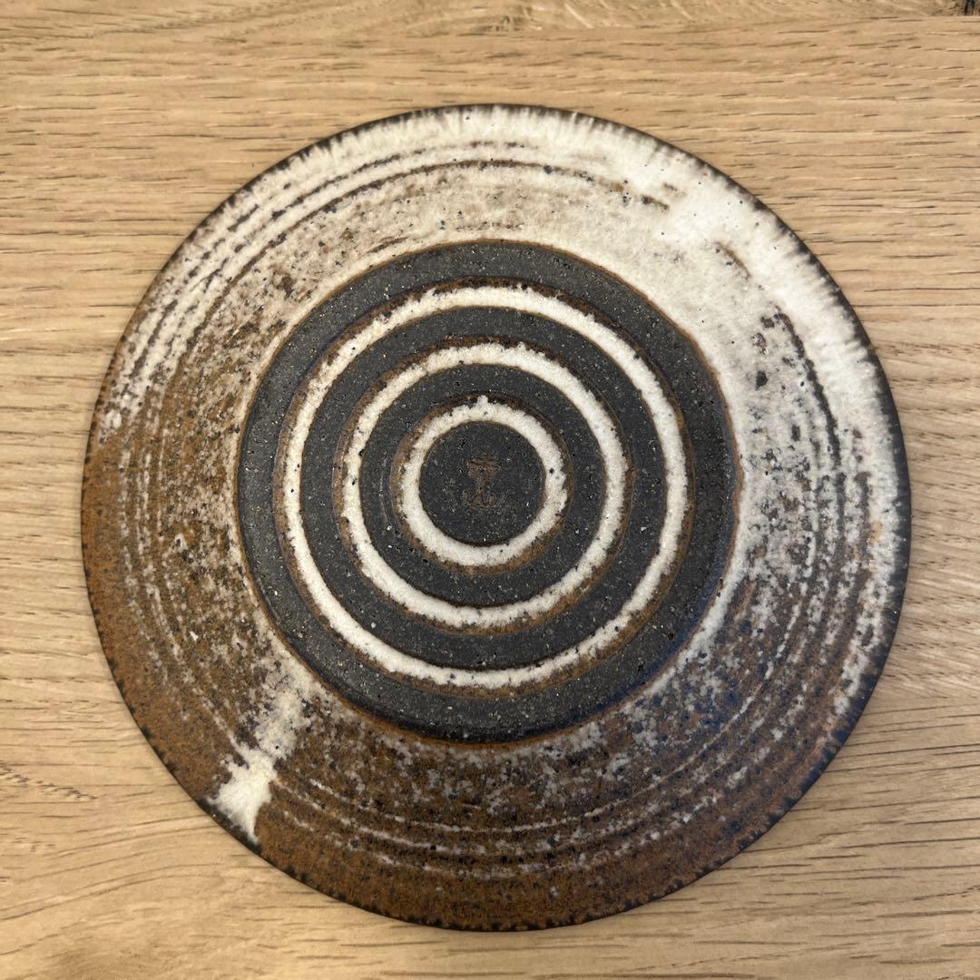 【新春sale】幸山窯　山本雅則　器　皿　大小　2枚セット　作家物　信楽