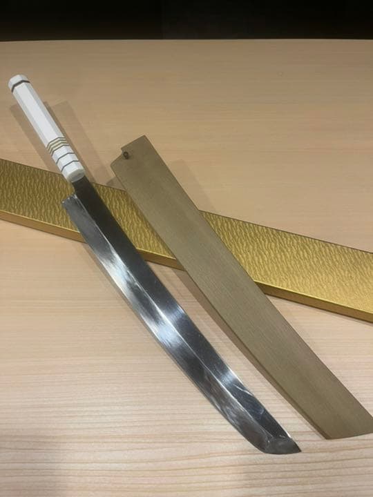 本日限定値下げ　城山刃物　尺二　激レア　剣型柳刃　超鋼スーパー本焼