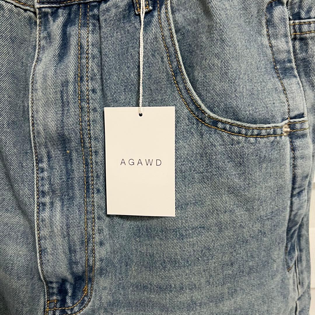 AGAWD デニム オーバーオール オールインワン サロペット 新品 mal