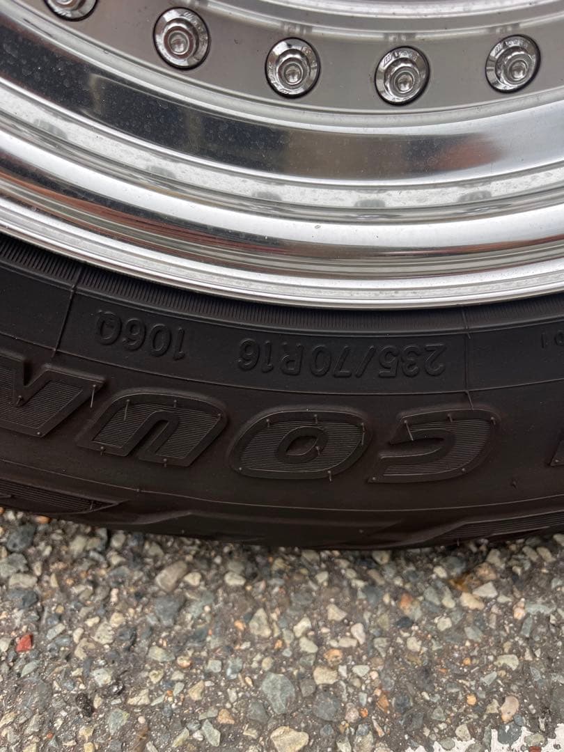 最終 オープンカントリーRT 16インチタイヤ 235/70r16 4本 デリカ