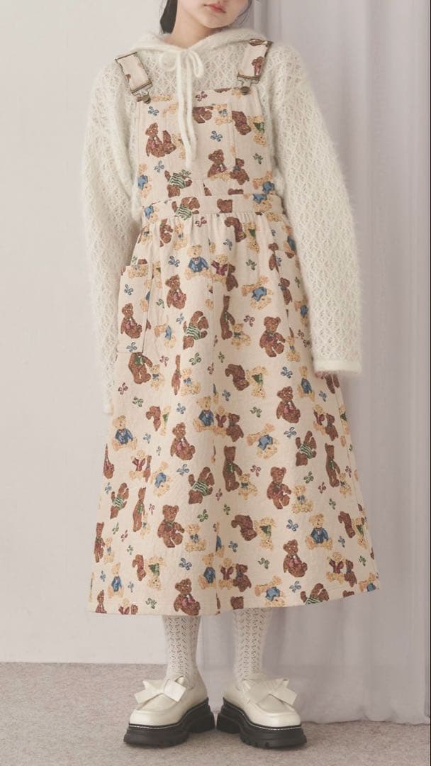 merry jenny bear and bear ジャガードジャンスカ