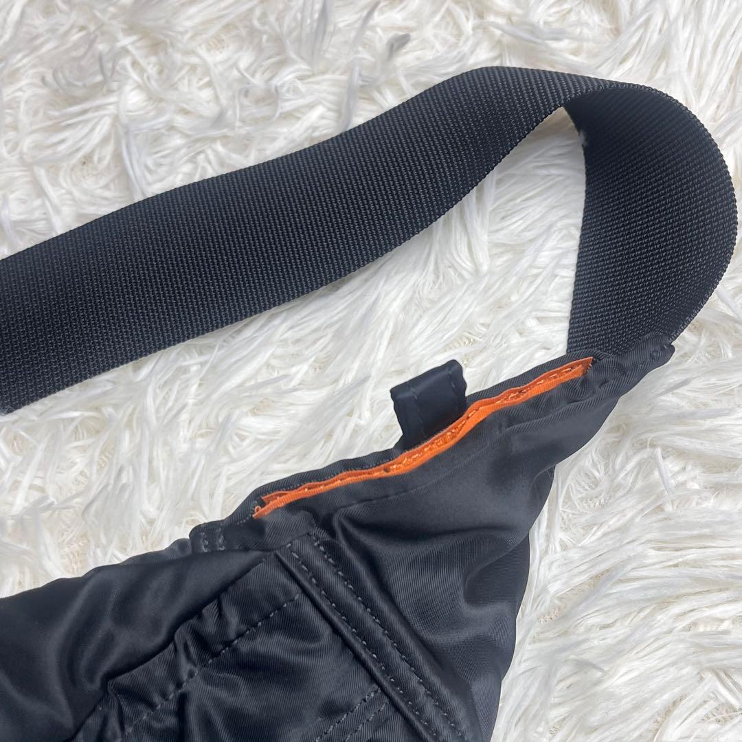 未使用級 PORTER ポーター 現行 タンカー ウエストバッグ L ブラック