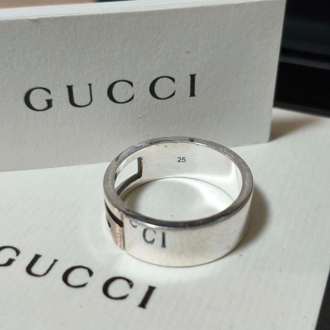【美品】GUCCI グッチ Gリング リング 25号