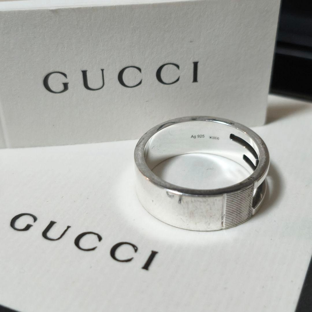 【美品】GUCCI グッチ Gリング リング 25号