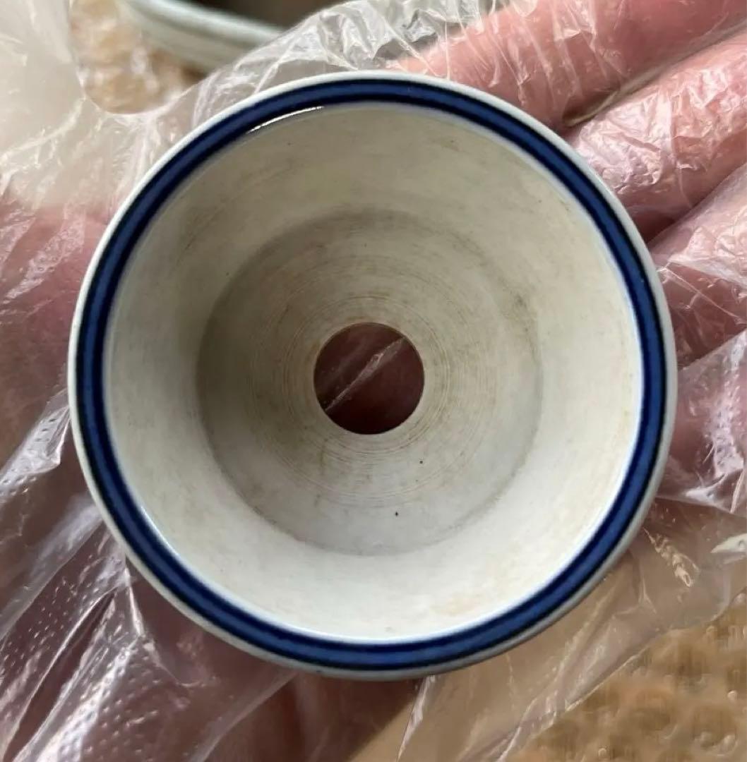 高雄香葉　盆栽鉢　小品　3個セット　レトロ　(A6)