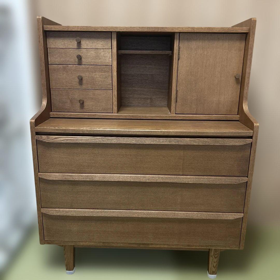 北欧風　ノルディック　ライティングビューロー　机　デスク　パソコンデスク　木製