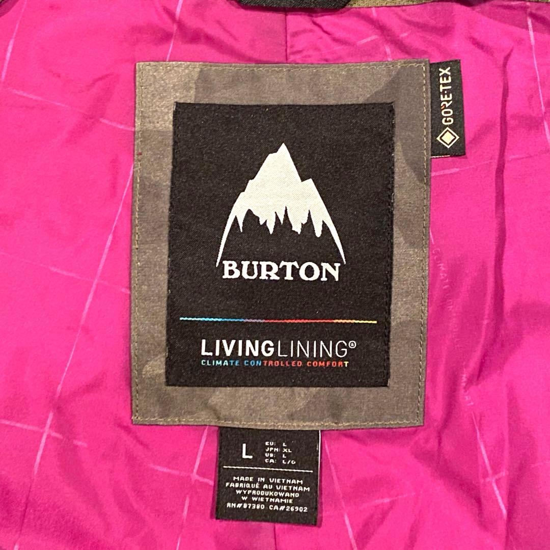 バートン　ビブパンツ　カモフラ　迷彩　BURTON ウェア　ゴアテックス