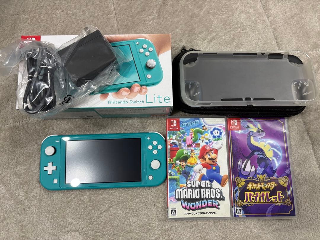 【極美品】Nintendo Switch Lite 本体とゲーム2本付き