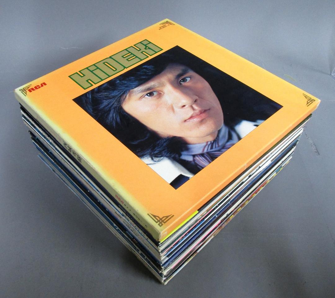 LP レコード　西城秀樹　まとめて27点　盤38枚　定価合計74,000円