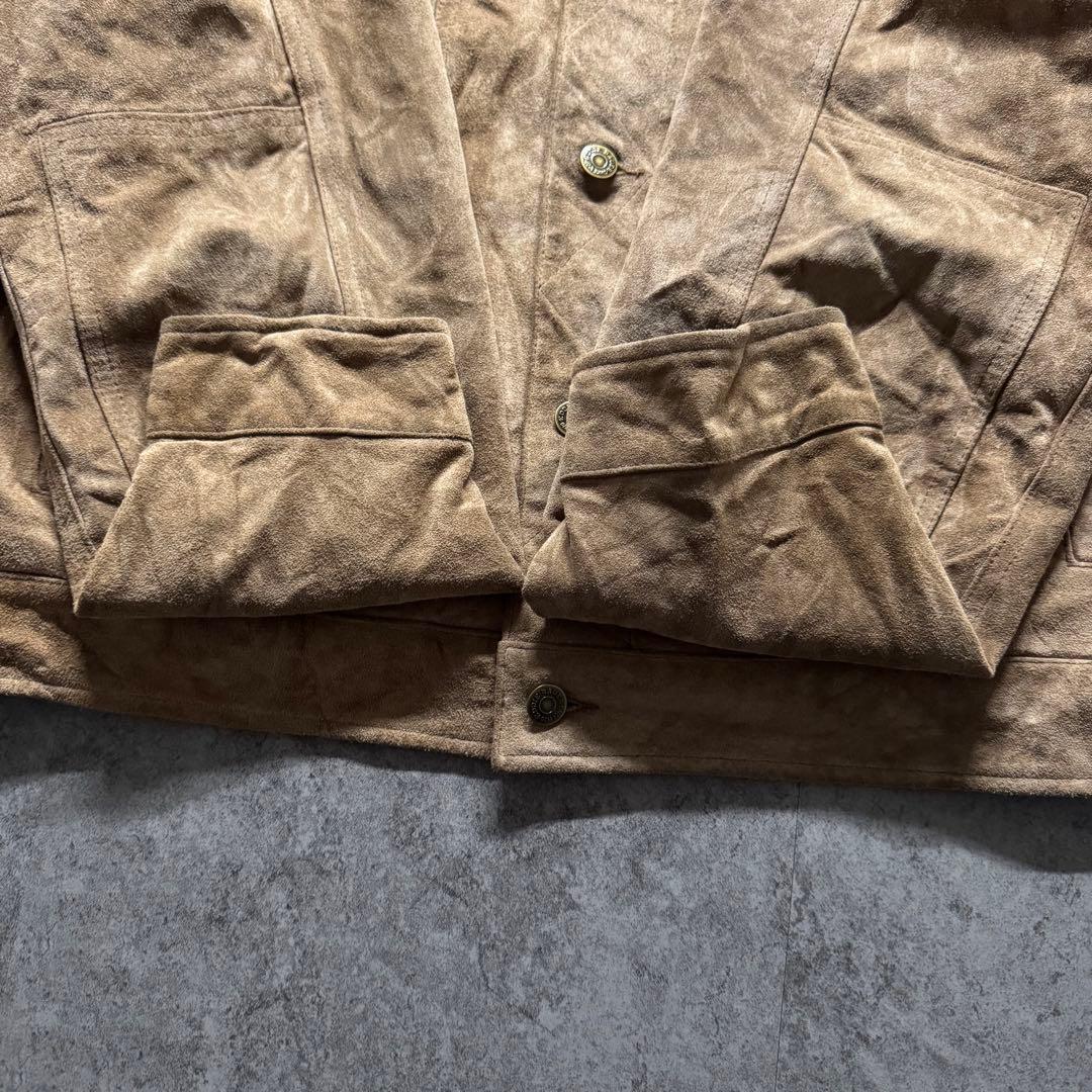 【90s vintage】Eddie Bauer L トラッカージャケット　本革