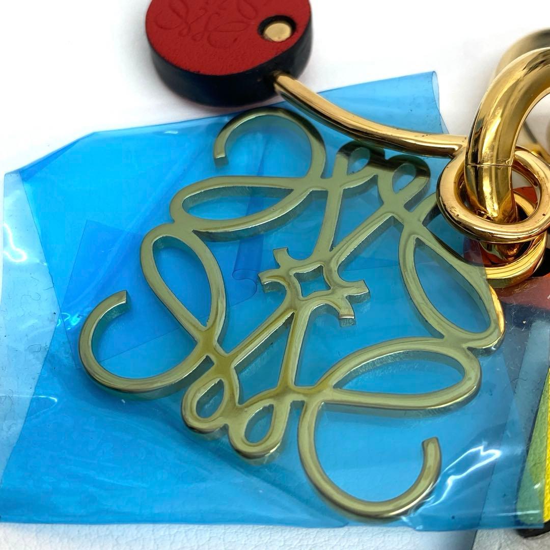 LOEWE ロエベ チャーム キーリング アナグラム オレンジ 未使用品