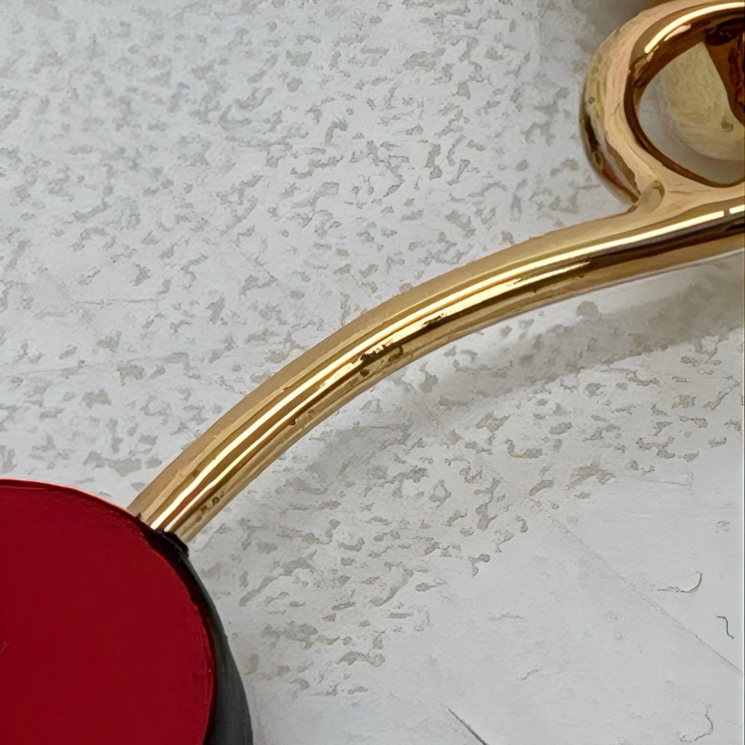 LOEWE ロエベ チャーム キーリング アナグラム オレンジ 未使用品