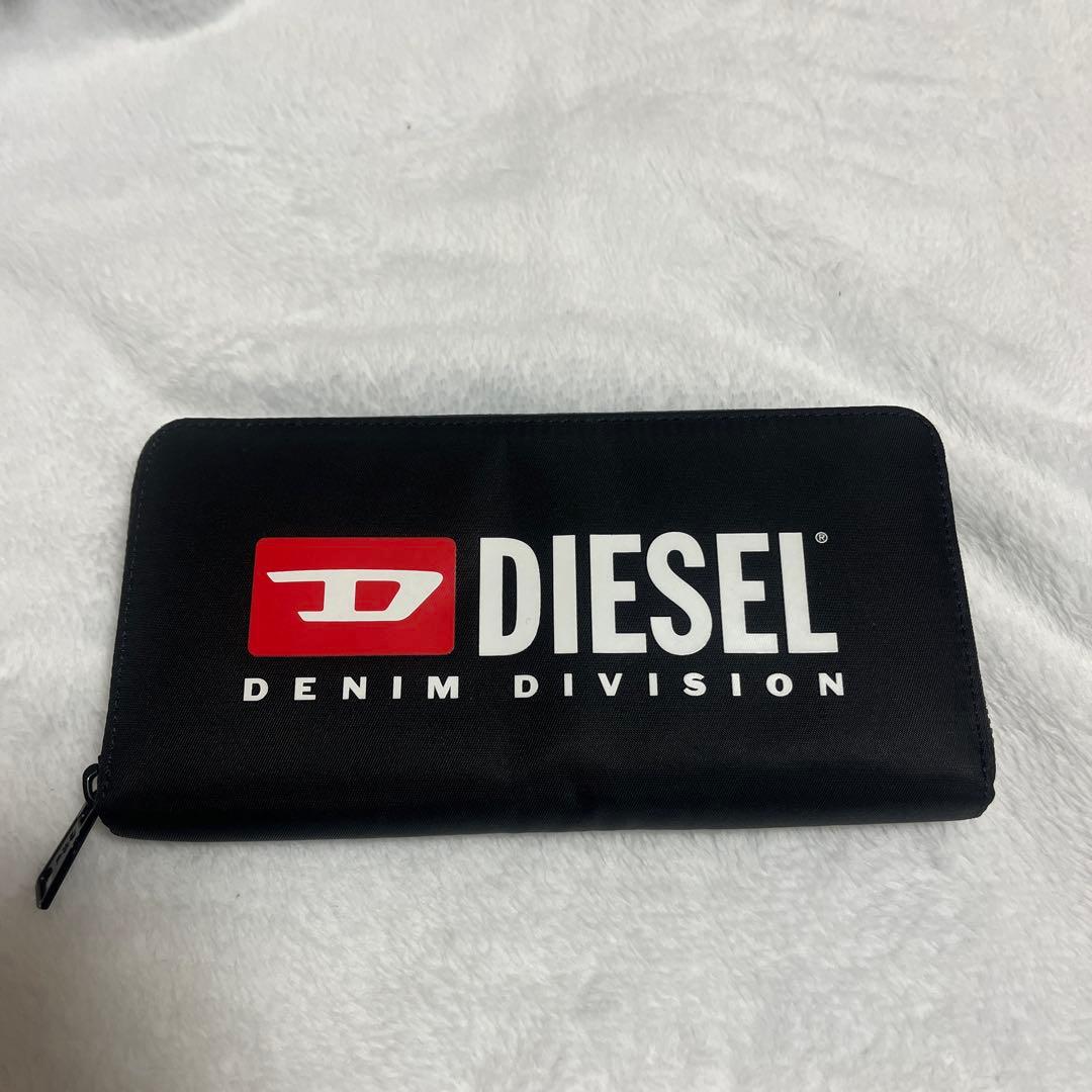 ディーゼル DIESEL 長財布 ラウンドファスナー ブラック