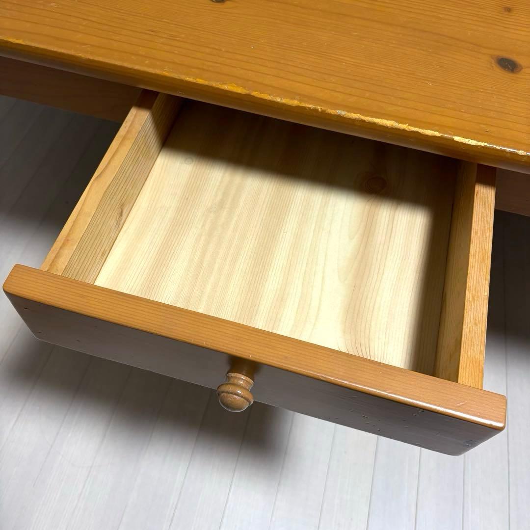 北欧　カントリー　アンティーク　ローテーブル　センターテーブル　天然木　猫脚