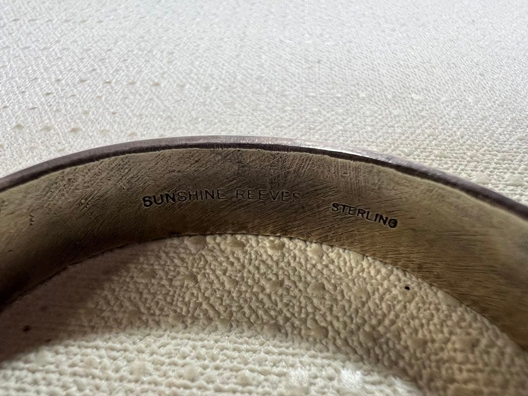 Navajo ナバホ族 バングルSUNSHINE REEVES STERLING