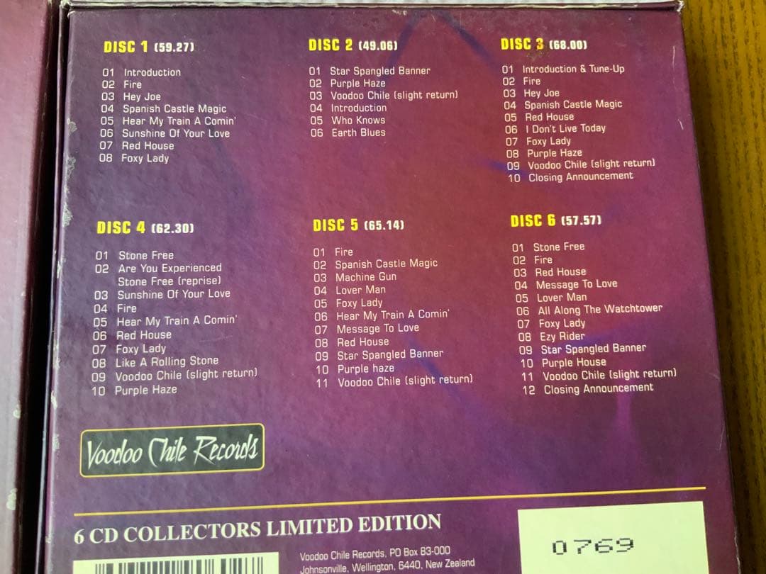 洋楽 Jimi Hendrix Rockin' the USA vol 1 & 2