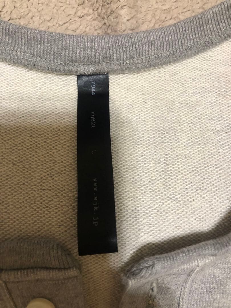 極美品　wjk ヘンリーネックスウェット　サイズL