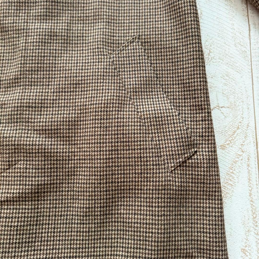 90'sイタリア製【シーラップ】ガンクラブチェック　バルカラーコートリバーシブル