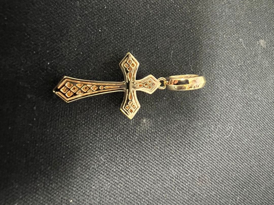 K18ダイヤクロスペンダントトップのみ