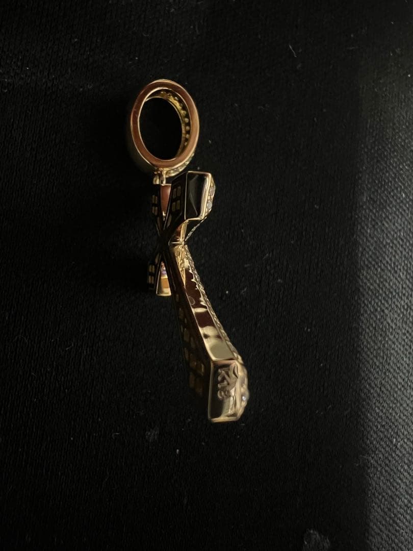 K18ダイヤクロスペンダントトップのみ