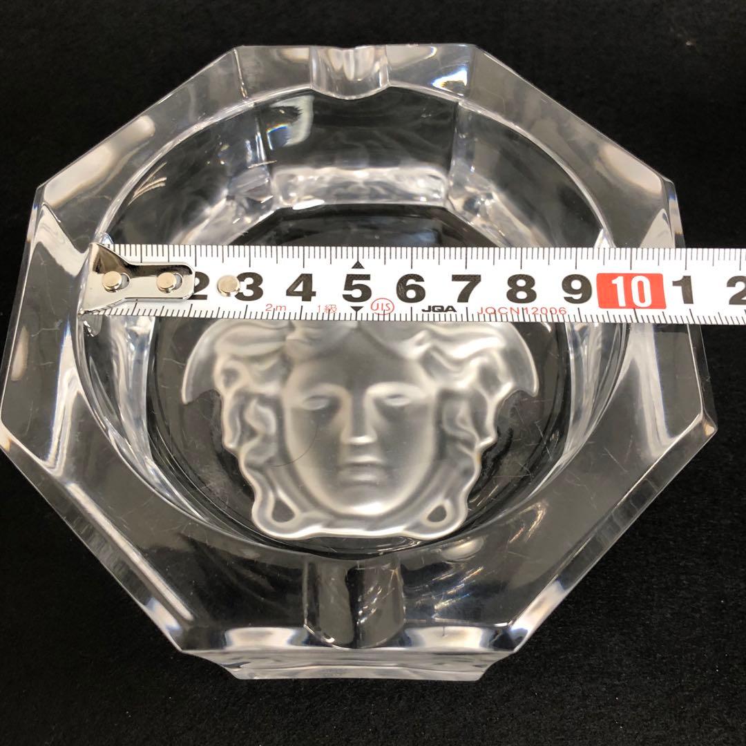 VERSACE ヴェルサーチ　メデューサ　ガラス灰皿　アッシュトレイ