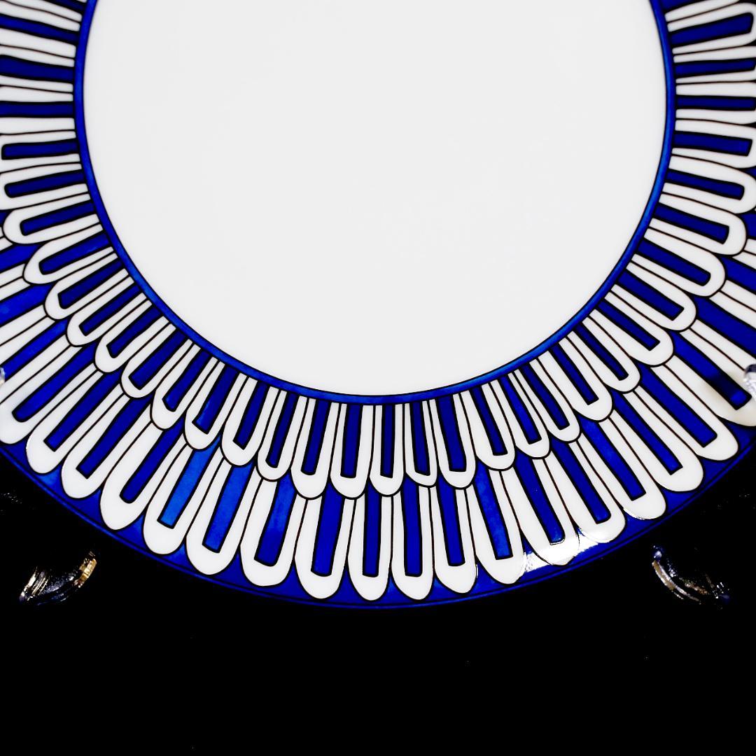 【レア極美品 ２枚】エルメス ブルーダイユール プレート 送料込み ②