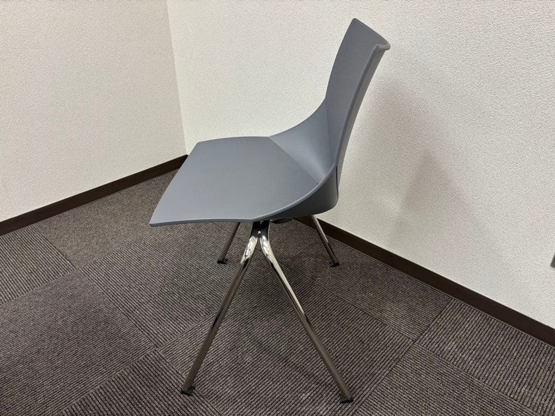 イタリア製　シンプルモダン KOSKA コスカチェア　3脚／グレー