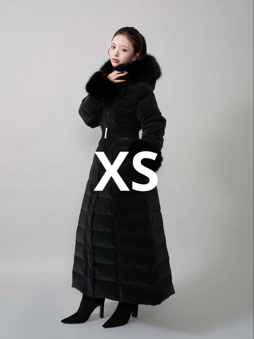 Darich レディロングダウンコート(BLK・XS)