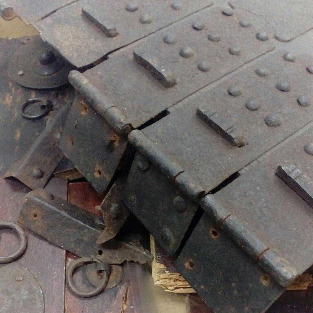 宇和島伊達家伊予國吉田藩３万石知行地藩内１８３３年天保四年記銘蔵出古船箪笥残骸品