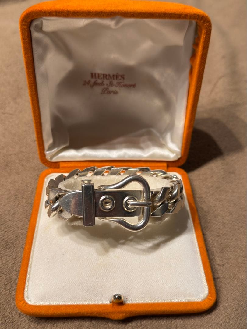 HERMES エルメス　ブックルセリエ　GM　ブレスレット　ヴィンテージ