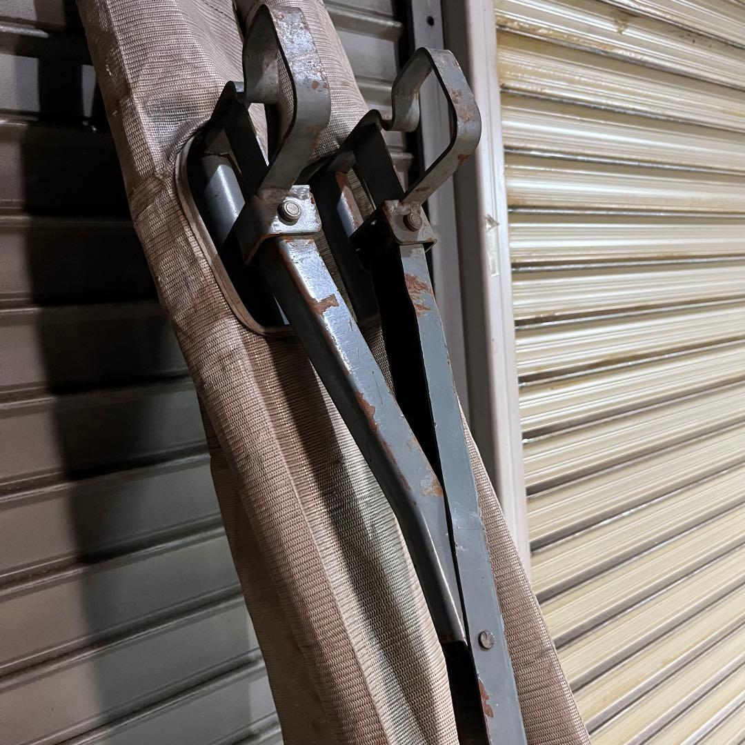 スチール製　軍用　ヴィンテージ　担架　コット