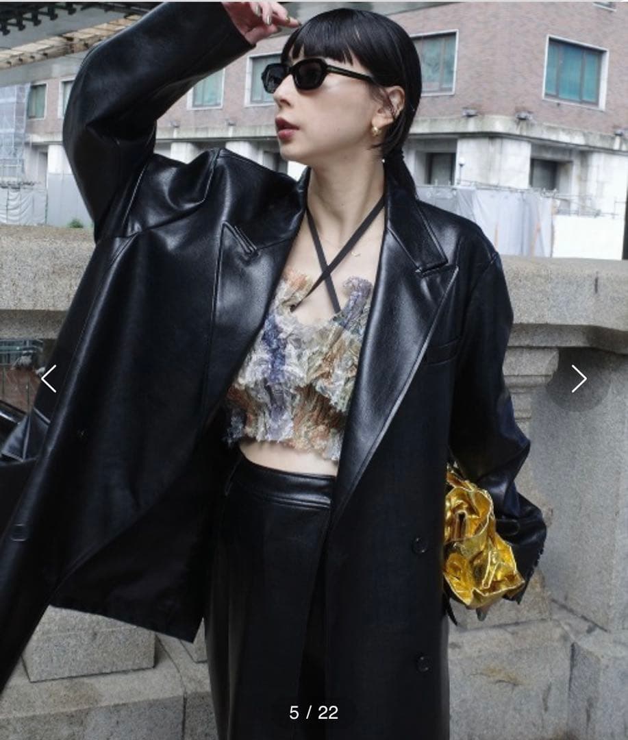 【ふー】【Ameri】LUSTER SYNTHETIC LEATHER