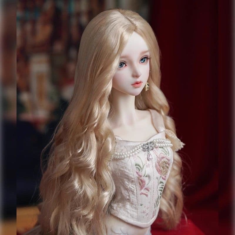 AX668 BJD 1/3 人形 ドール ウィッグ カツラ 耐熱 ハンドメイド