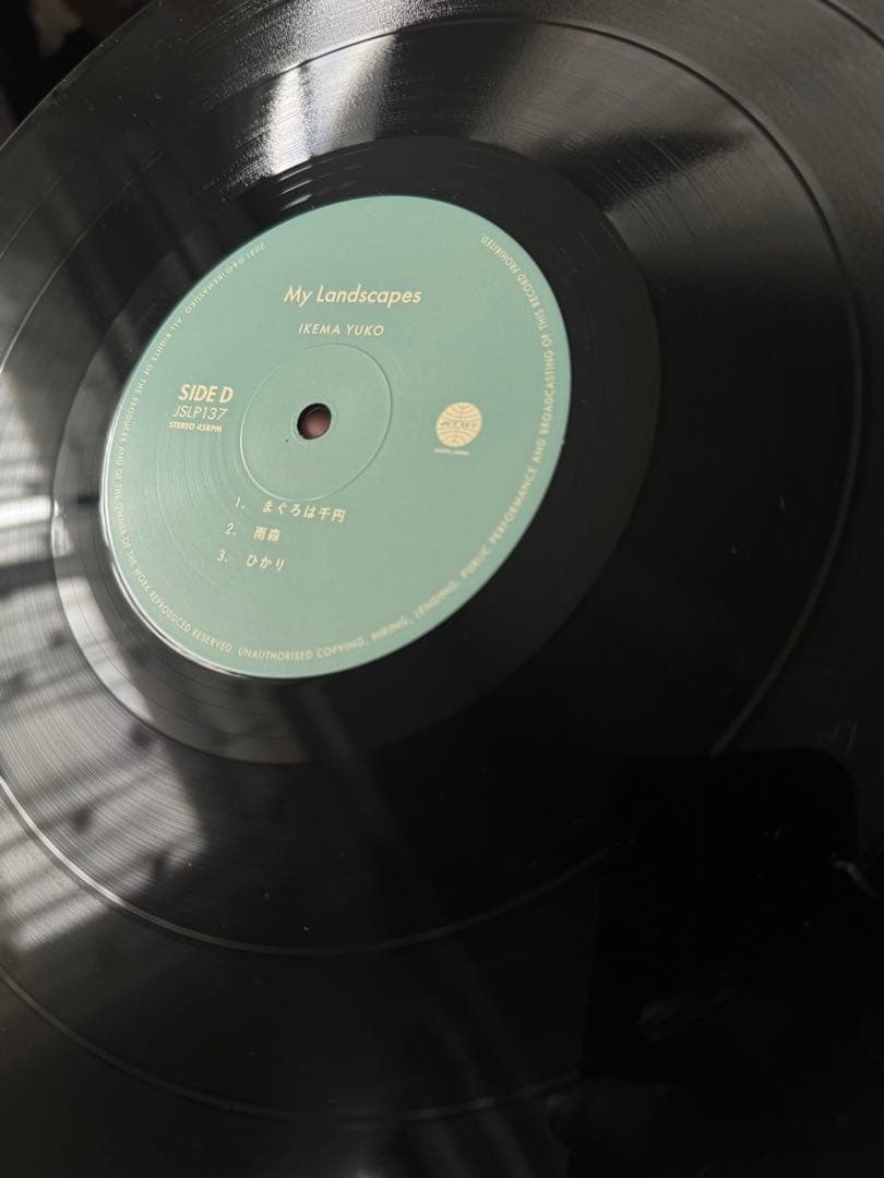 盤未使用　池間由布子　my landscape レコード2枚組