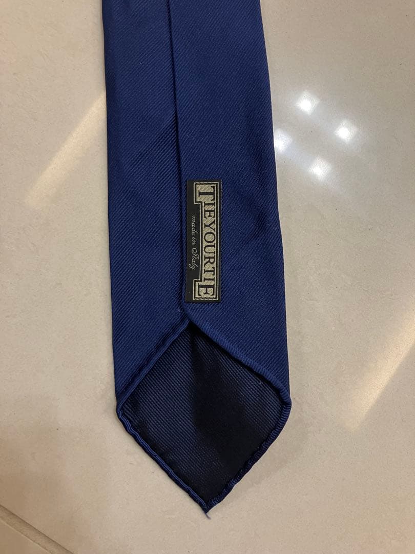 TIE YOUR TIEネイビー ネクタイ