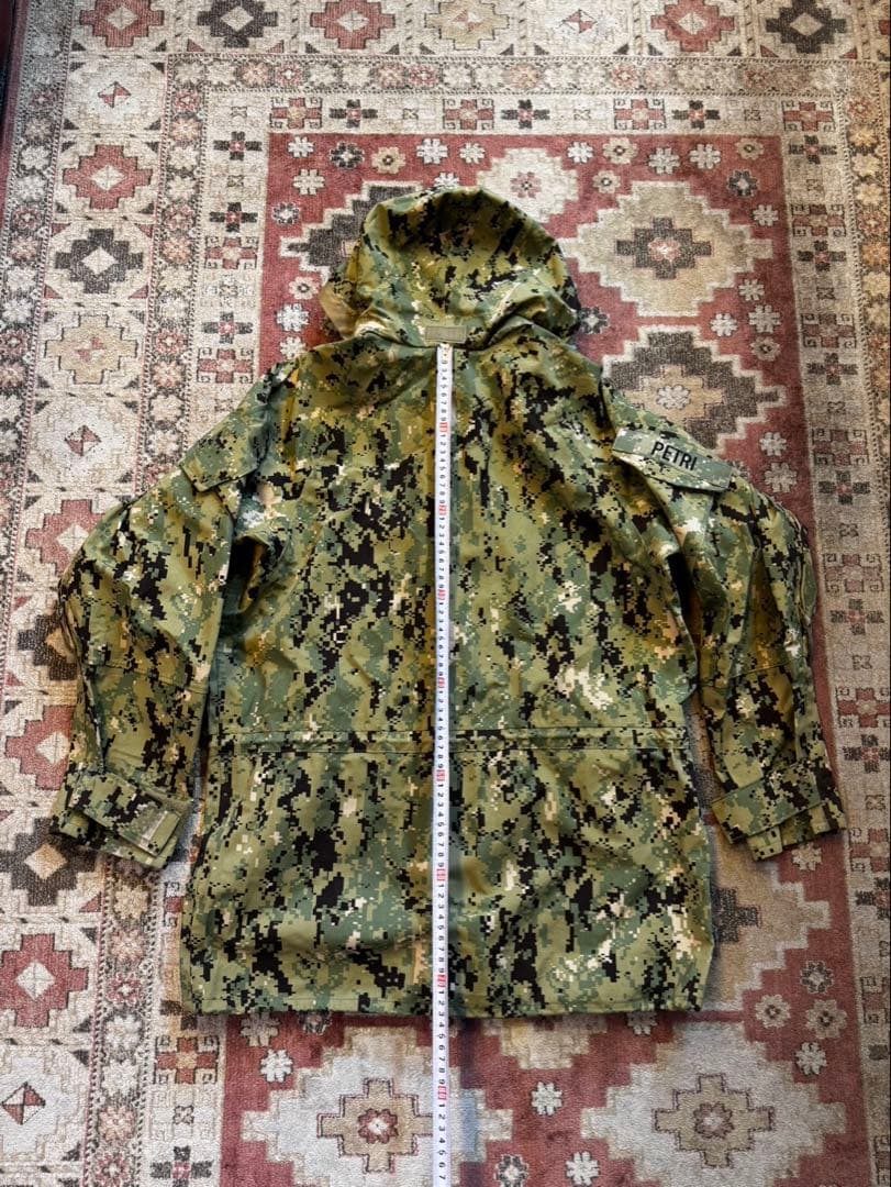米軍実物 US NAVY AOR2 NWU Type3　ゴアテックス パーカーS