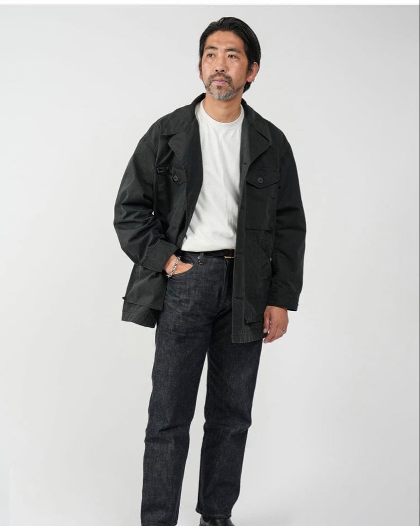 KAJA WIDE SAFARI JACKET BLACK SIZE L 稀少品