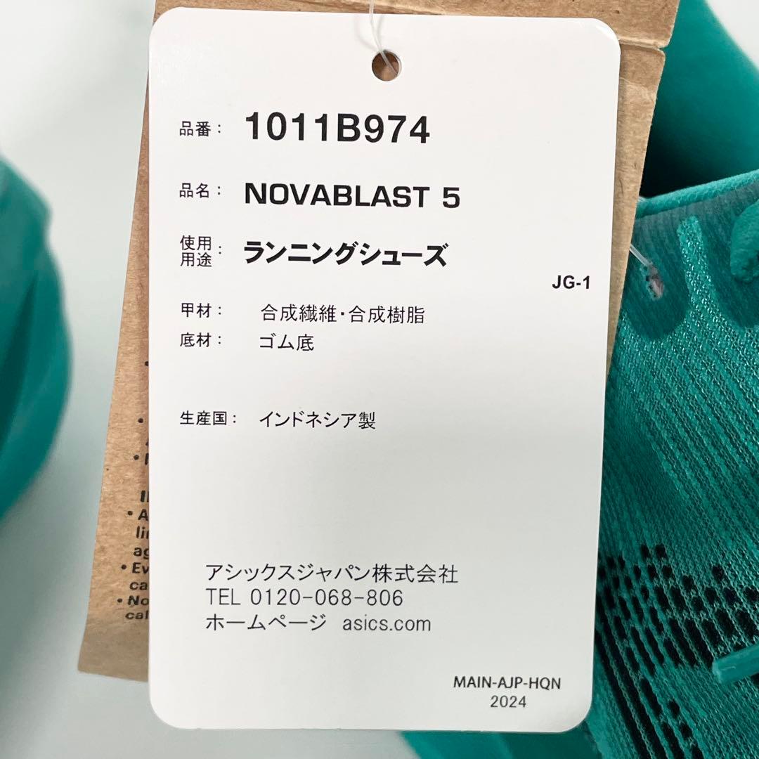 【未使用品】アシックス　NOVABLAST5 32.0cm ランニングシューズ