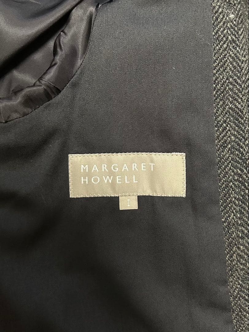 MARGARET HOWELL/チェスターコート/size1/グレー/