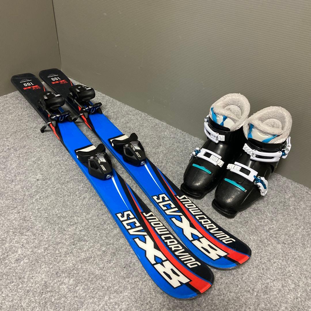 ★メンテナンス済　子供スキーセット　身長100~110cm前後のお子様向け