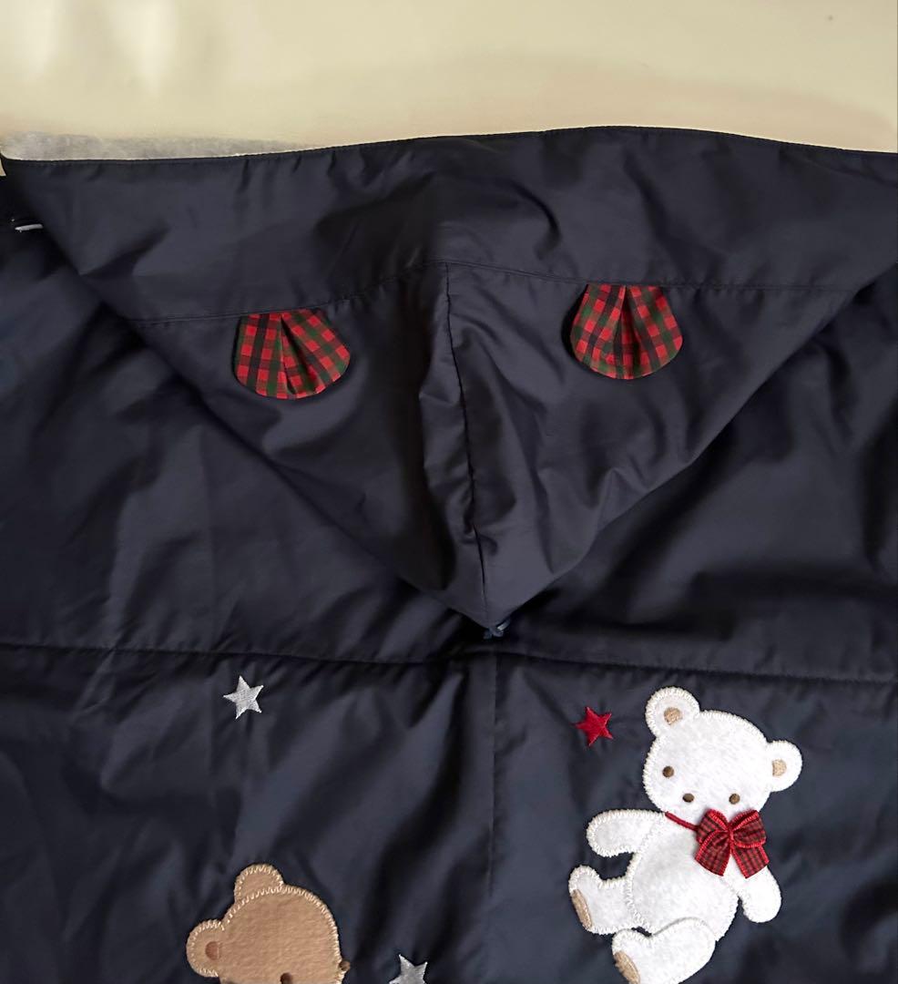 ファミリア　3WAYブランケット　ネイビー