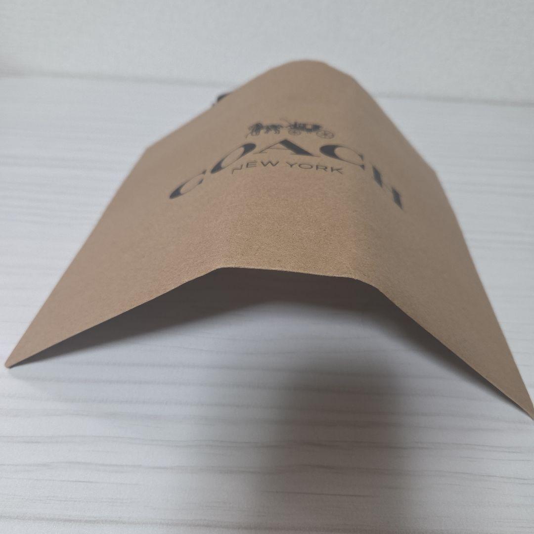 COACH C3309 Cチャーム シグネチャー 二つ折り財布 カーキ　ブラウン