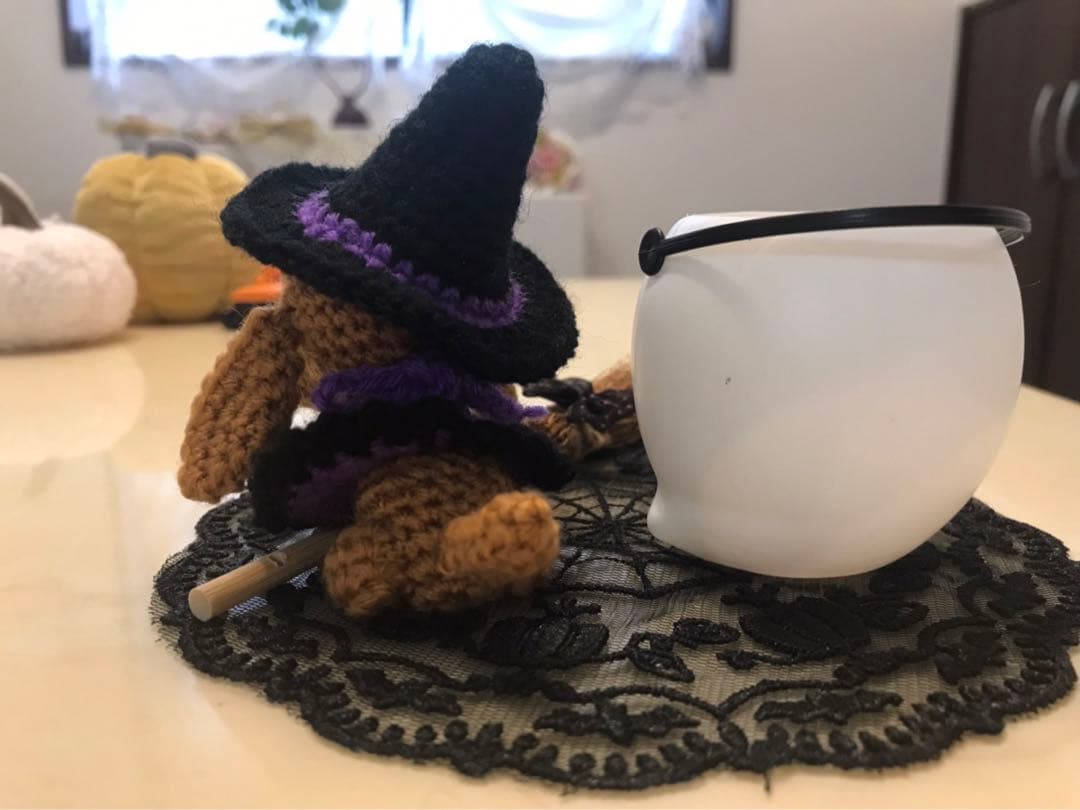 編みぐるみ♡ハロウィン♡ミニチュアダックス♡ハンドメイド