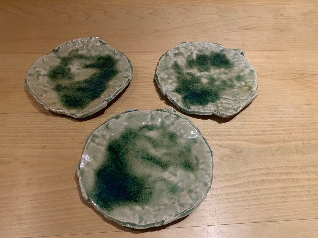 green tomatoさん専用 伊賀焼　谷本貴さん作　平皿　3枚セット