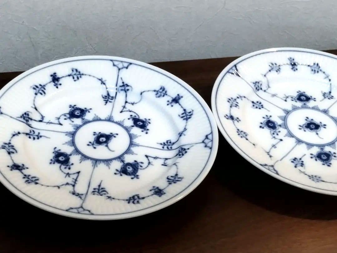 ●ロイヤルコペンハーゲン ブルーフルーテッド プレイン プレート お皿