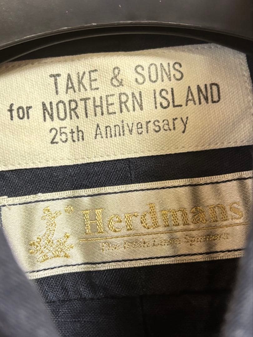 別注TAKE＆SONS テイクアンドサンズ リネン　シャツ